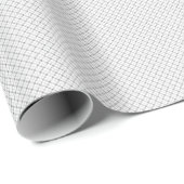 Monochrome Geometric Texture|Seamless Diamond Look Geschenkpapier (Rolleneckpunkt)