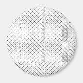 Monochrome Geometric Texture|Seamless Diamond Look Magnet (Vorne)