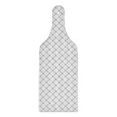 Monochrome Geometric Texture|Seamless Diamond Look Schneidebrett (Vorderseite)