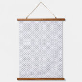 Monochrome Geometric Texture|Seamless Diamond Look Wandteppich Mit Holzrahmen (Vorderseite 2)