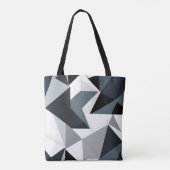 Monochrome Geometrie Tasche (Rückseite)
