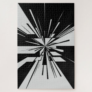 Monochrome Geometrische Abstraktion | Puzzle