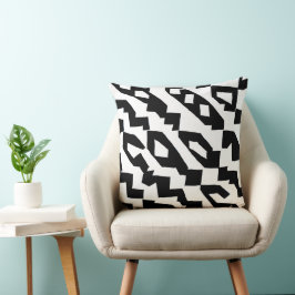 Monochrome geometrische Pillow Kissen
