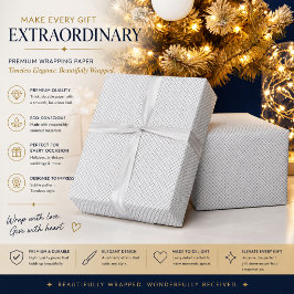 Monochrome geometrische Textur|Nahtloser Diamant-L Geschenkpapier