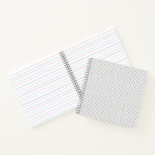 Monochrome geometrische Textur Nahtloser Diamant-L Notizblock