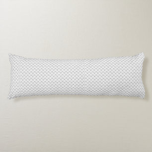 Monochrome geometrische Textur Nahtloser Diamant-L Seitenschläferkissen