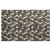 Monochrome geometrische Wellenmuster Stoff (Fat Quarter (45,7 x 55,9 cm))