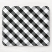 Monochrome Gingham Mousepad (Vorne)