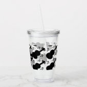 Monochrome Gitarren-Individuelle Name Acryltrinkbecher (Links)