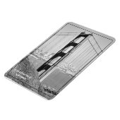 Monochrome Golden Gate Bridge Magnet (Linke Seite)