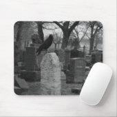 Monochrome Goth Mousepad (Mit Mouse)