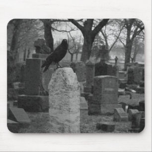 Monochrome Goth Mousepad