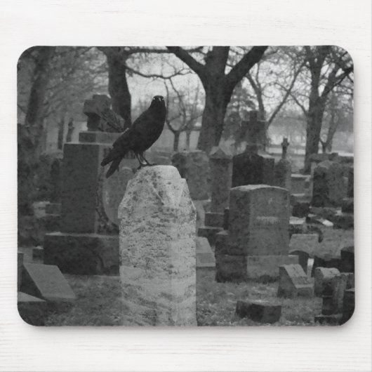 Monochrome Goth Mousepad (Vorne)