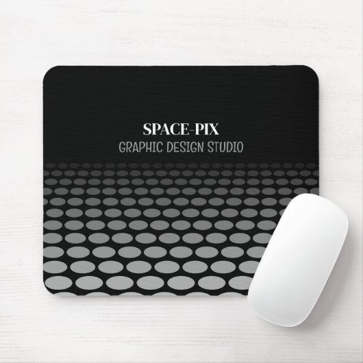 Monochrome Grafik, Grafik-Designer Mousepad (Mit Mouse)
