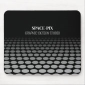 Monochrome Grafik, Grafik-Designer Mousepad (Vorne)