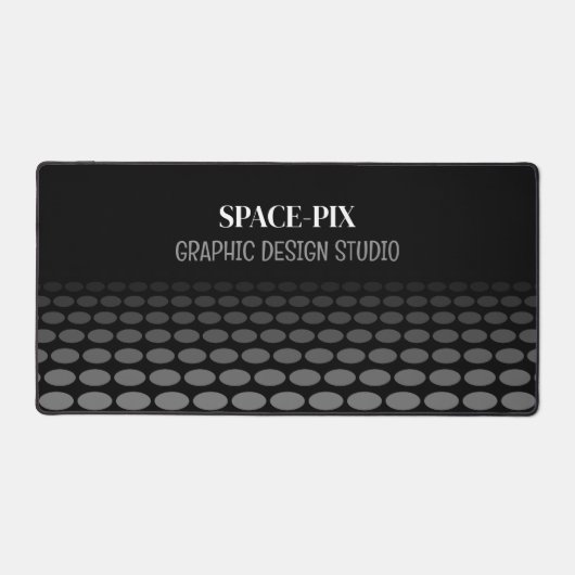 Monochrome Grafik, Grafik-Designer Schreibtischunterlage (Vorderseite)