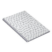 Monochrome, grau und weiß, geometrisch notizblock (Rechte Seite)