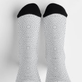 Monochrome, grau und weiß, geometrisch socken (Oben)