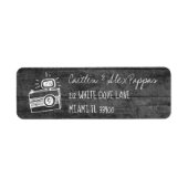 Monochrome graue handgezeichnet Camera Icon Handsc (Vorne)