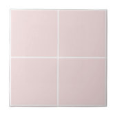 Monochrome helle Rose Rosa Gelb Modernste Fliese (Vorderseite)