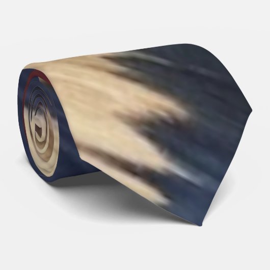 Monochrome Ikat Sleek Stilvolles Anweisungsmuster Krawatte (Gerollt)