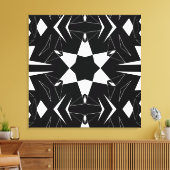 Monochrome Impuls Leinwanddruck (Insitu (Wohnzimmer))
