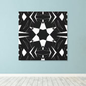 Monochrome Impuls Leinwanddruck (Insitu (Holzboden))