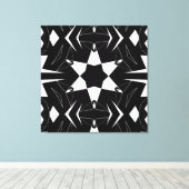 Monochrome Impuls Leinwanddruck (Insitu (Holzboden))