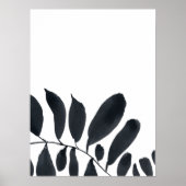 Monochrome japandinavische einfache Druckschrift Poster (Vorne)