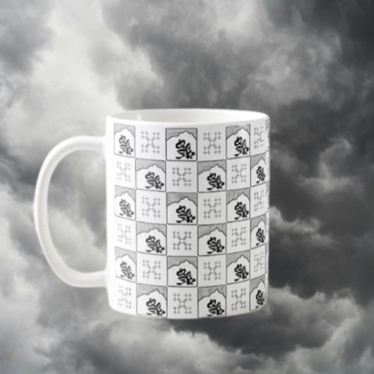 Monochrome Kaffeetasse