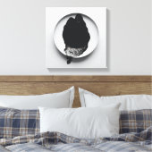 Monochrome Kaffeetextur abstrakt Art 10 Leinwanddruck (Insitu (Schlafzimmer))