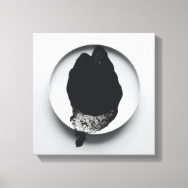 Monochrome Kaffeetextur abstrakt Art 10 Leinwanddruck