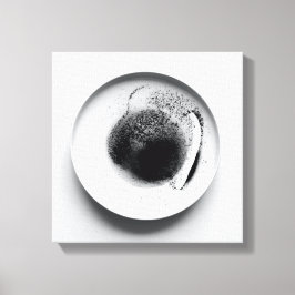 Monochrome Kaffeetextur abstrakt Art. 14 Leinwanddruck