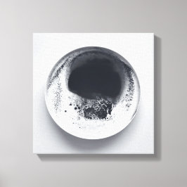 Monochrome Kaffeetextur abstrakt Art. 16 Leinwanddruck