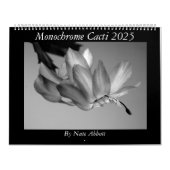 Monochrome Kakteen 2025 Kalender (Titelbild)