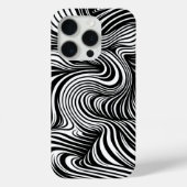 Monochrome Kaleidoskop Case-Mate iPhone Hülle (Rückseite)
