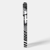 Monochrome Kaleidoskop Case-Mate iPhone Hülle (Rückseite / Links)