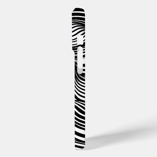 Monochrome Kaleidoskop Case-Mate iPhone Hülle (Rückseite / Links)