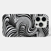 Monochrome Kaleidoskop Case-Mate iPhone Hülle (Rückseite (Horizontal))