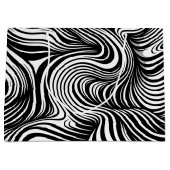 Monochrome Kaleidoskop Große Geschenktüte (Vorderseite)