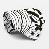 Monochrome Kaskade: Flownfarbene Krawatte (Gerollt)