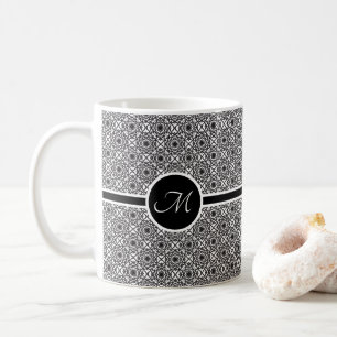 Monochrome keltische Knotmuster Kaffeetasse