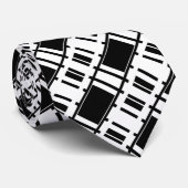 Monochrome Kommando Krawatte (Gerollt)