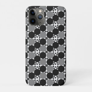Monochrome Kreise: Abstrakt Schwarz Weiß Und Grau, Case-Mate iPhone Hülle