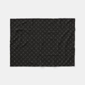 Monochrome Kreise-Decke Fleecedecke (Vorderseite (Horizontal))