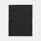 Monochrome Kreise-Decke Fleecedecke (Vorderseite)