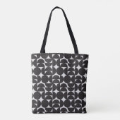 monochrome Kunstform Geometrie Mitte des Jahrhunde Tasche (Rückseite)