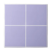 Monochrome Lavendel Lila Checkered Modern Fliese (Vorderseite)