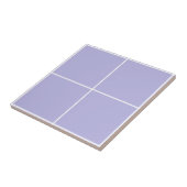 Monochrome Lavendel Lila Checkered Modern Fliese (Seite)