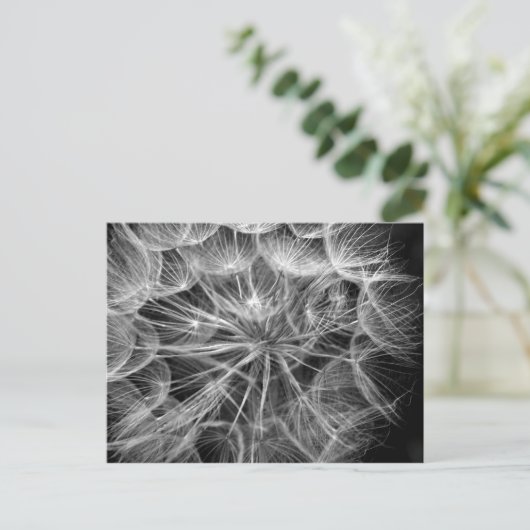 Monochrome Lüster-Saatkarte Postkarte (Stehend Vorderseite)